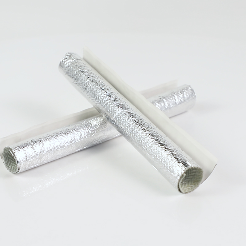 Aluminium fiberglass self-closing wrap