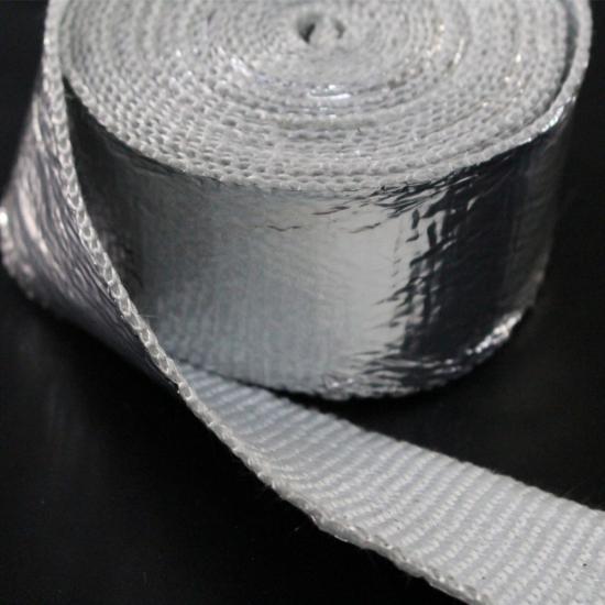 aluminium foil fiberglass knalpot muffler pipa pembungkus pita

