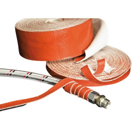 Pita isolasi fiberglass berlapis silikon