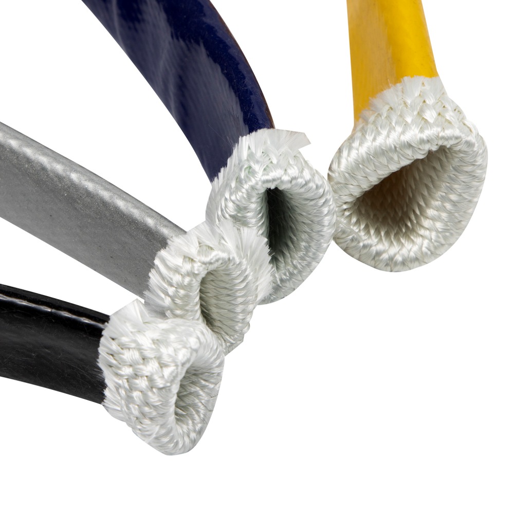 Aplikasi Otomotif dari Selongsong Tahan Panas Berlapis Silikon Hitam untuk Kabel, Selang, dan Saluran Oli