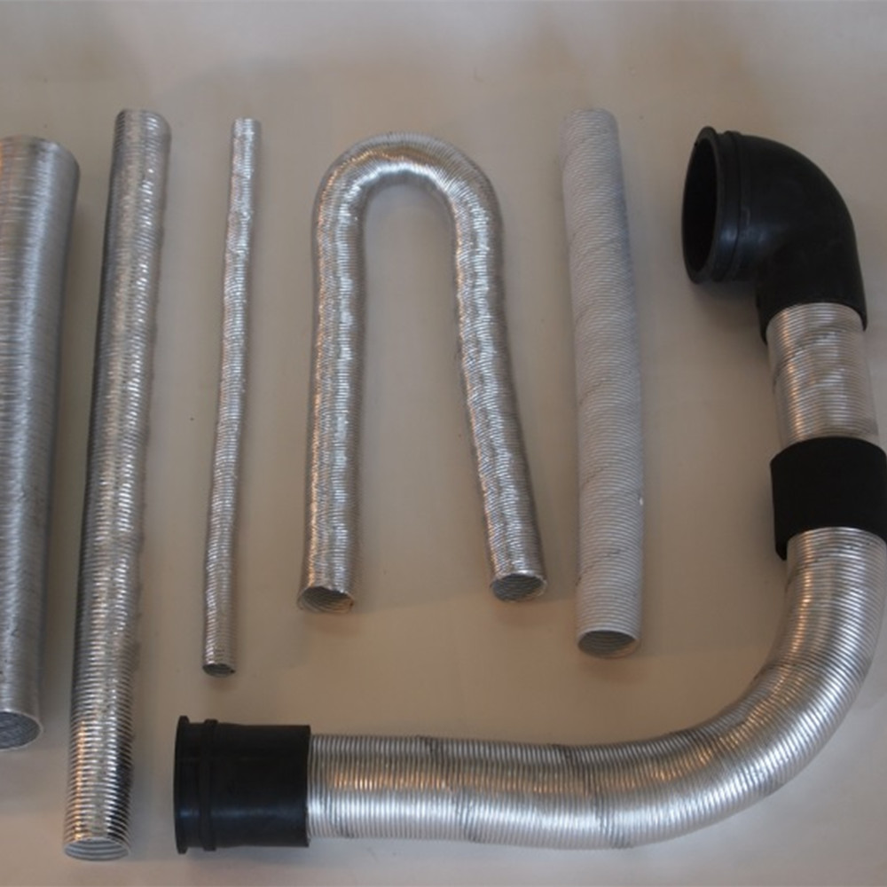 Apa saluran bergelombang aluminium foil pelindung panas